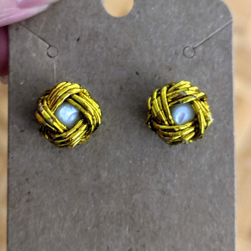 Earrings and Necklaces Black Pearl Lot - Picture 6 of 7